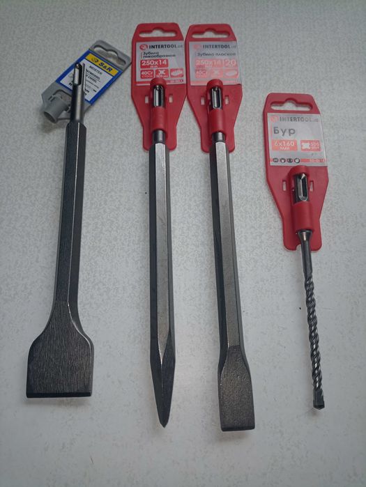 Зубила буры, пики SDS-plus для перфоратора