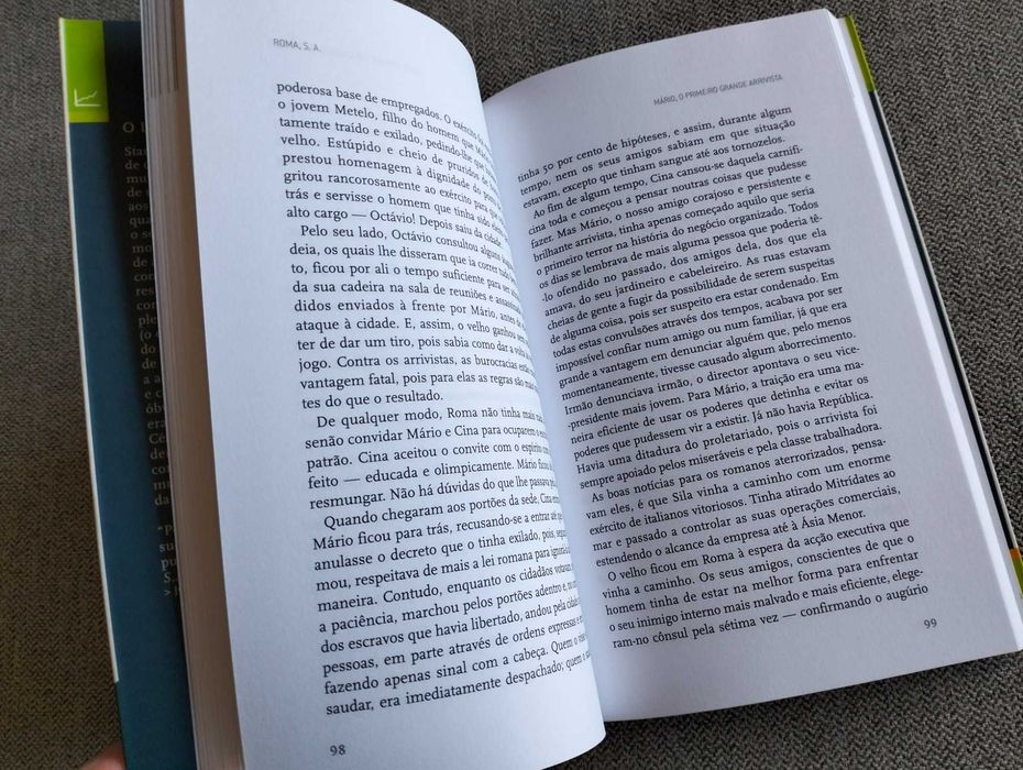 Livro "Roma S.A." de Stanley Bing