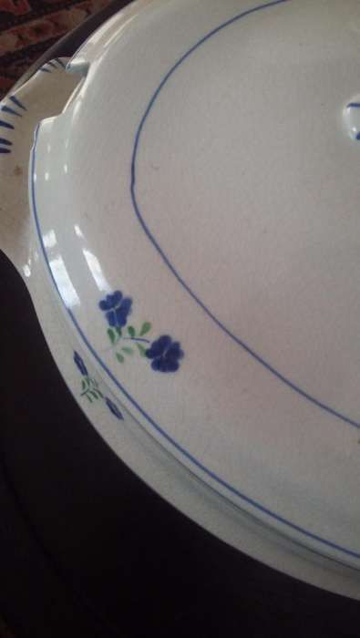 Antiga terrina e travessa Fábrica Sacavém