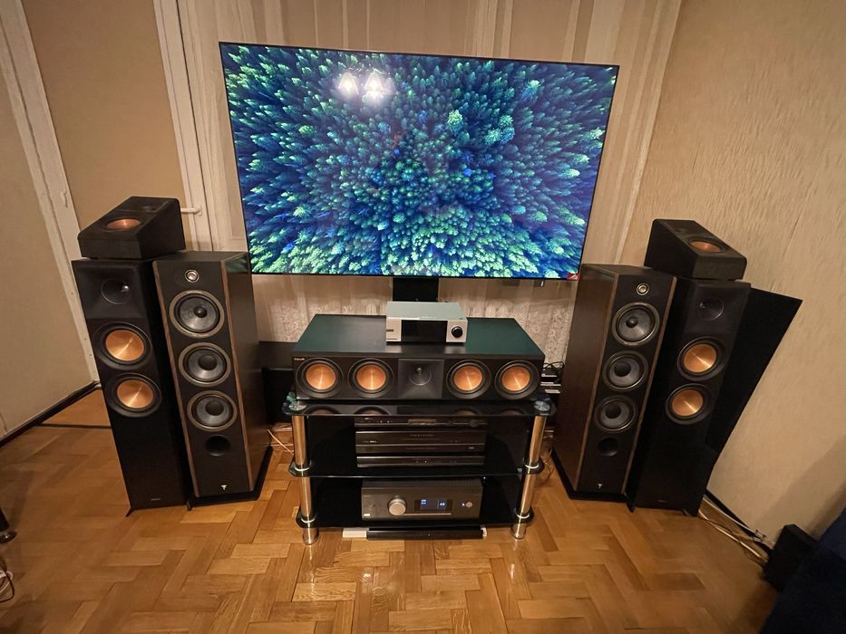 Zestaw 2.1 Arcam avr10 i Klipsch rp 6000f II i rp 1200sw