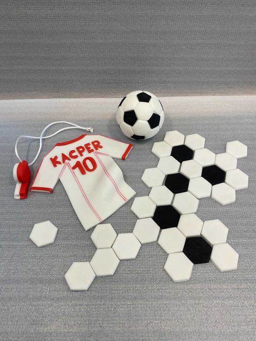 Dekoracja na tort dla piłkarza