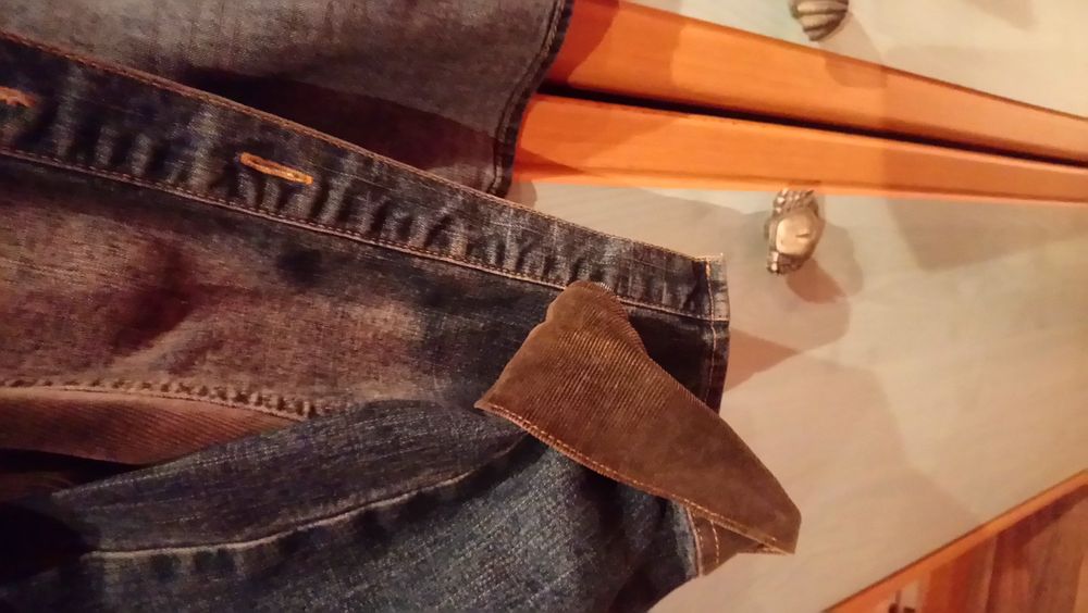 Katana jeansowa swietna na chlodniejsze dni .