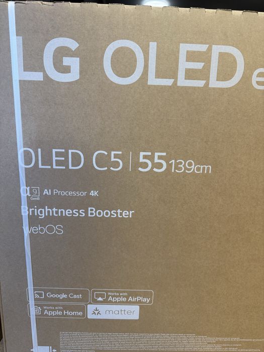 OLED Телевізор 55" LG OLED55C5 OLED55C51 UHD 144Hz Premium OLED 2025