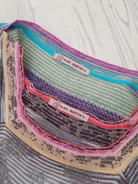 Komplet rozpinany sweterek i bluzka marki ALDO MARTIN'S rozm. 36/38