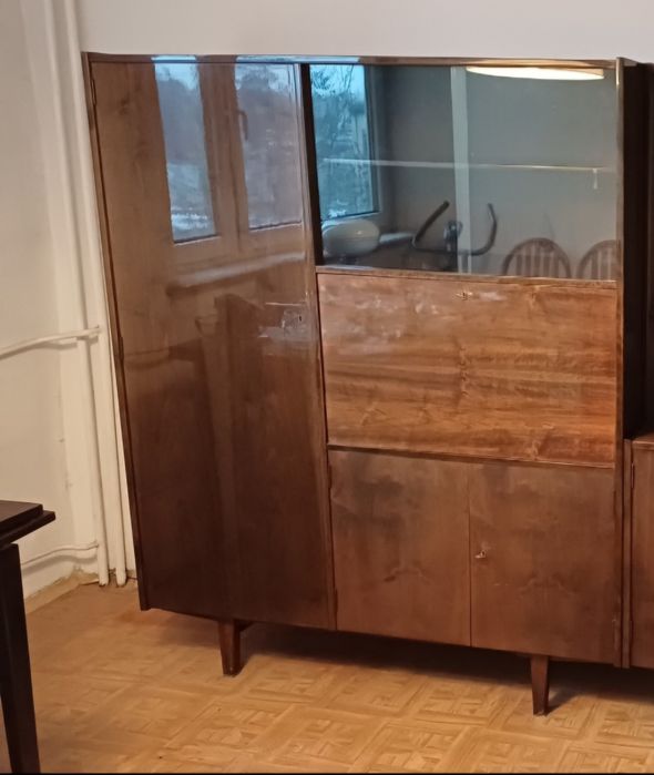 Meble drewniane  PRL połysk - dostępne do 27.04!!