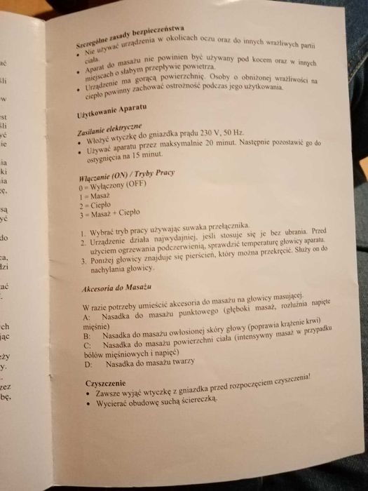 Masażer do twarzy i ciała