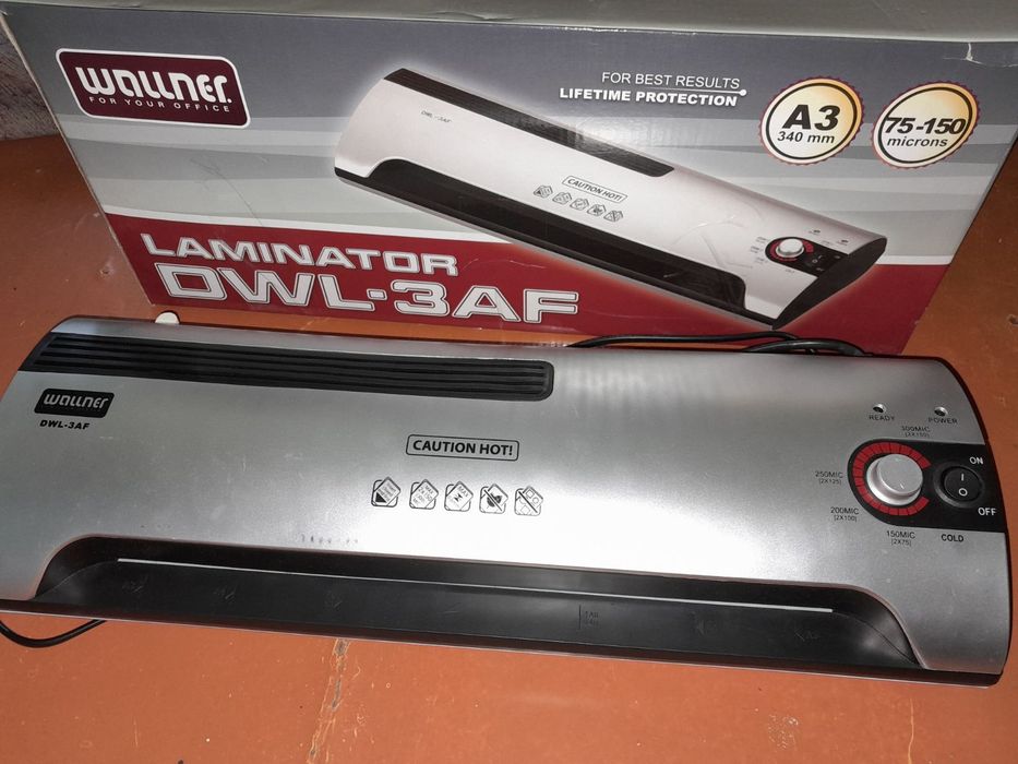 Ламинатор Wallner DWL-3AF A3 горячее и холодное ламинирование
