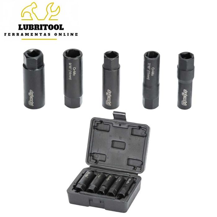 Jogo 5Pcs Saca Pernos e Porcas 3/8" 10~16mm 0069.064 | NOVOS