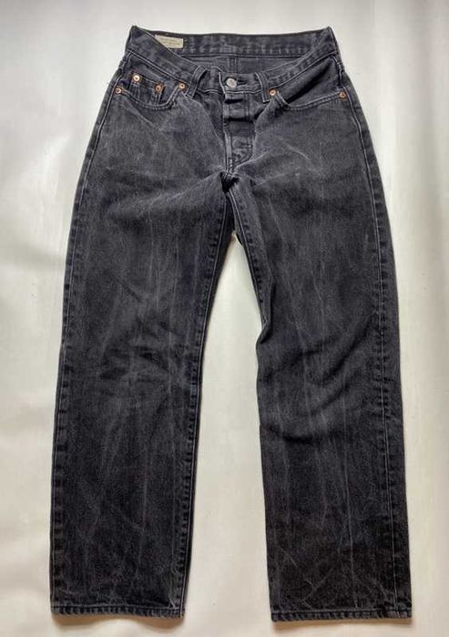 Levi's Premium 501 90's LEVIS damskie czarne Spodnie jeansy W 24 L 28
