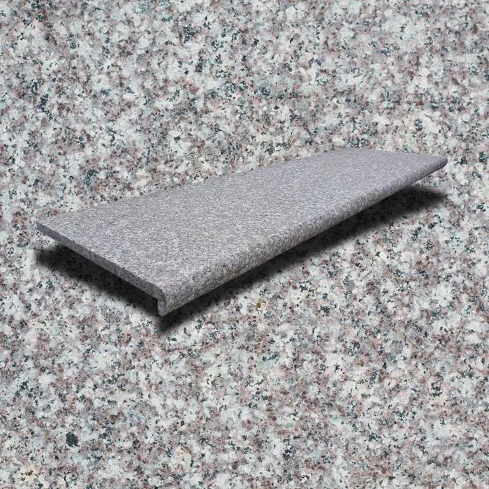 GRANIT Schody granitowe BULLNOSE stopień kamienny szary