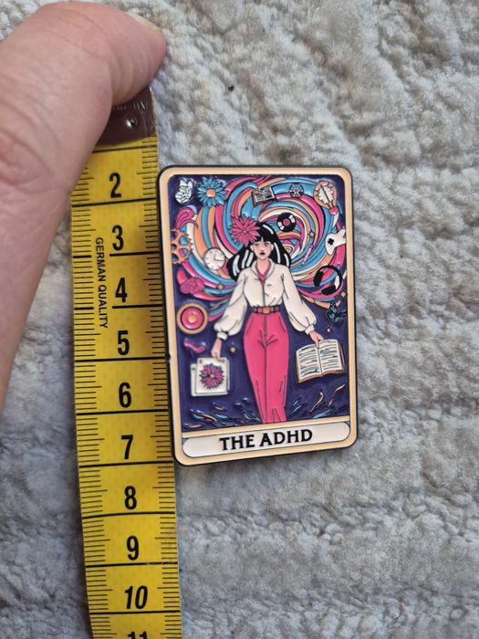 Duża przypinka ADHD