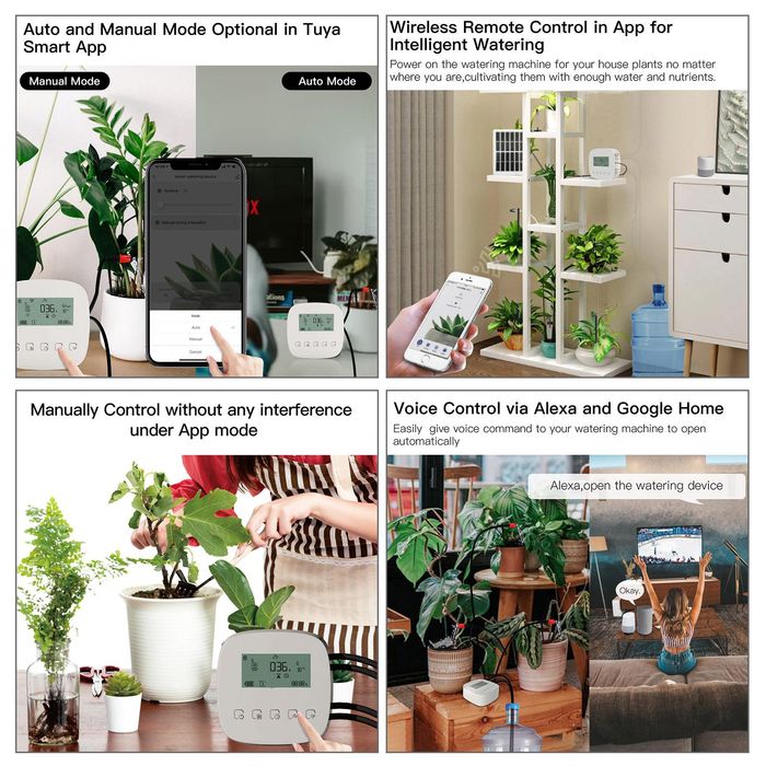 Sistema de rega automática Dispositivo de rega inteligente Sistema de