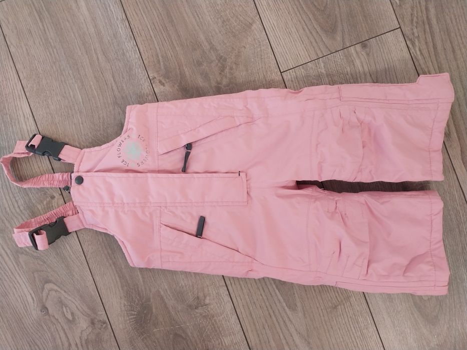 r.74-80 Spodnie narciarskie,grube,cieple,nieprzemakalne  na sanki