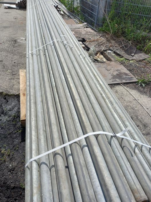 Rury slupki  ocynk 60,3 x 3,2mm grubościenne 2 cale ocynk