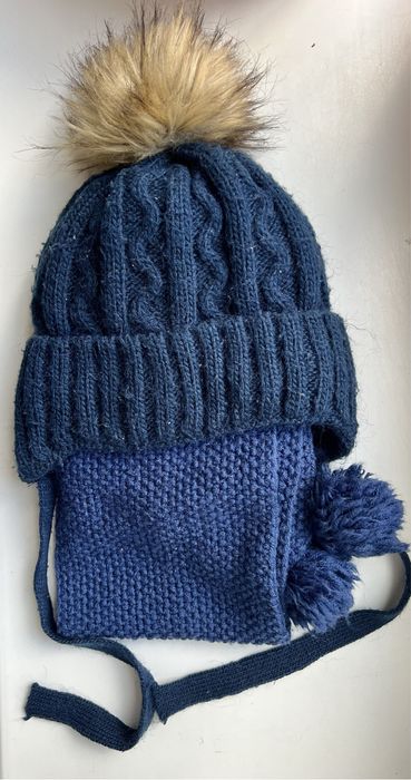 Зимова шапка на хлопчика 3-4 роки