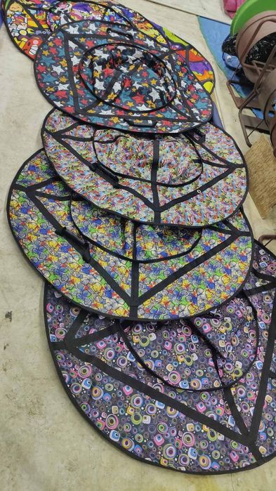 Тюбінг надувний 120 см з принтом та камерою у комплекті,для снігу