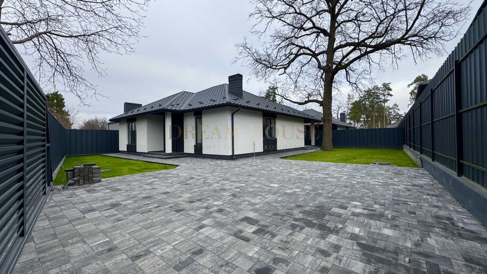 Одноповерховий будинок на 5 сотках у Бучі. Газове опалення