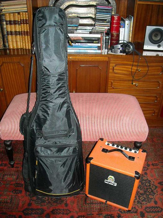 Guitarra Baixo Eléctrica, OLP, MM2 (capt. activos, config. prof.)