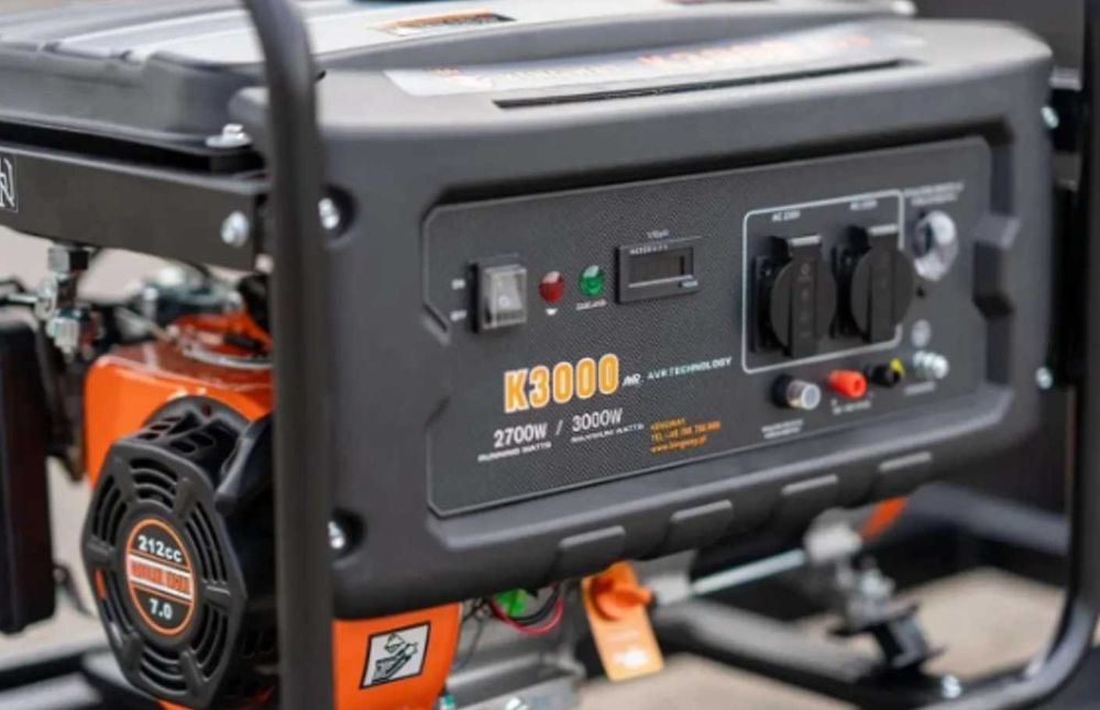 Акція! НОВИЙ генератор однофазний 3 кВт бензин AVR та мідною обмоткою