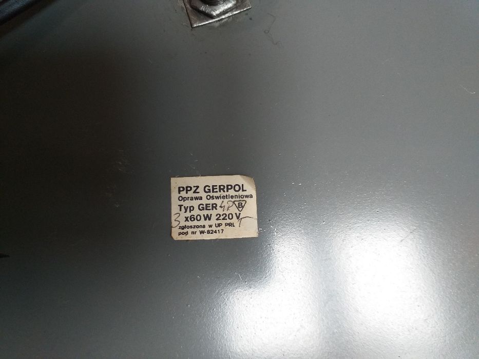 Lampa podłogowa, PRL