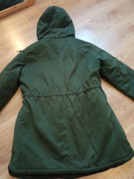 Parka XS butelkowa zielen