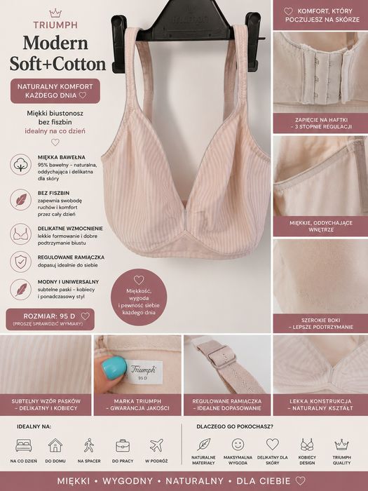 Triumph Modern Soft+Cotton biustonosz