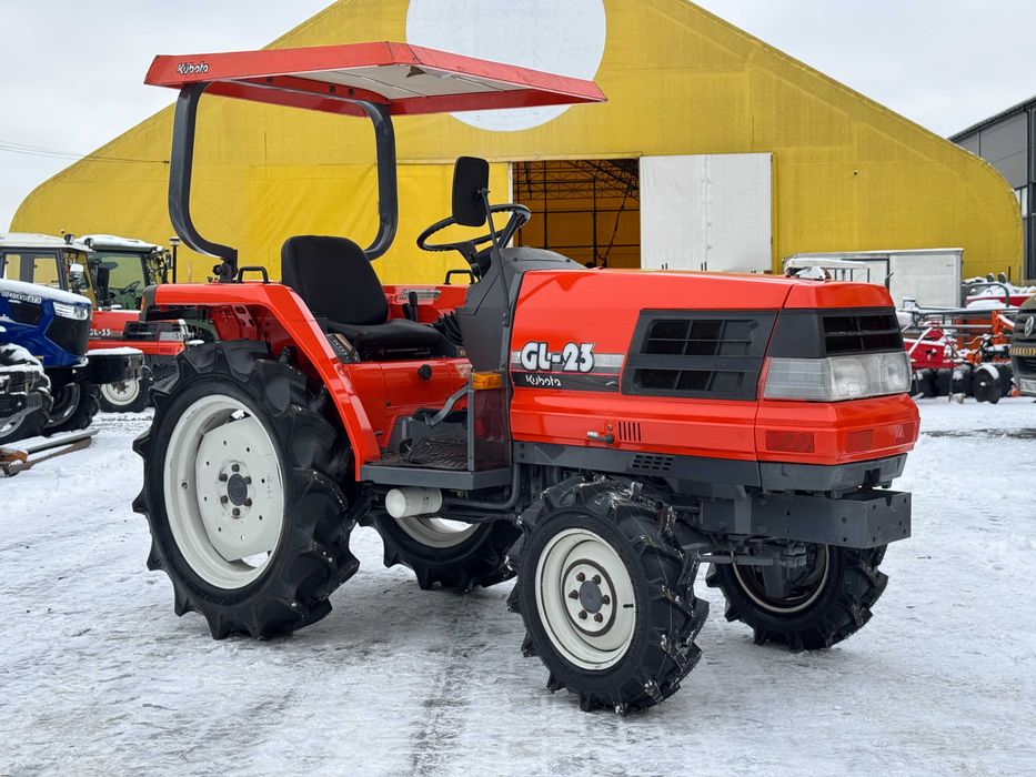 Японський трактор/мінітрактор KUBOTA GL23!+Дашок! РЕВЕРС! 4х4!+ ФРЕЗА