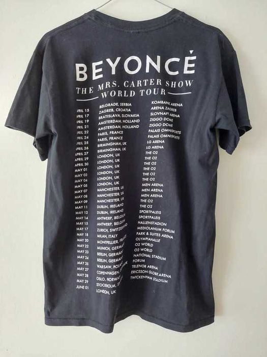 czarny t-shirt Beyoncé merch