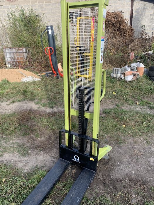 Wózek masztowy paletowy paleciak sztaplarka widlak wysyłka Transport