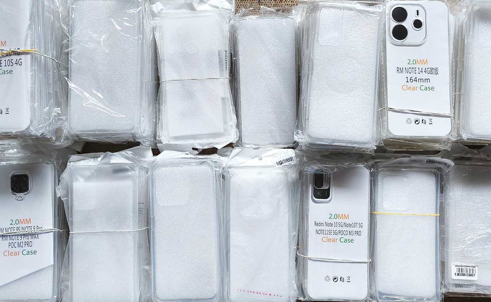 Capas silicone transparente para iPhone