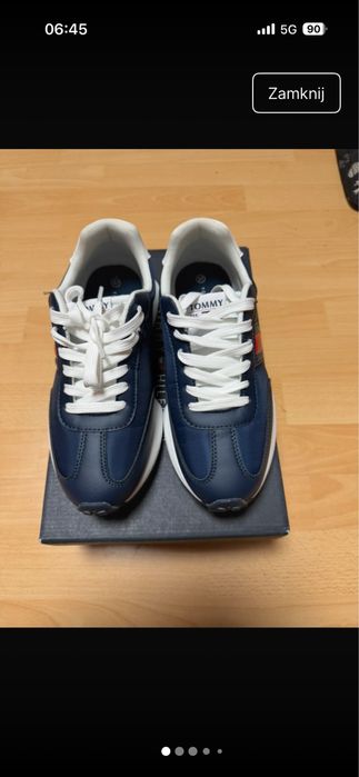 Nowe sneakersy skórzane Tommy Filfiger rozmiar 37