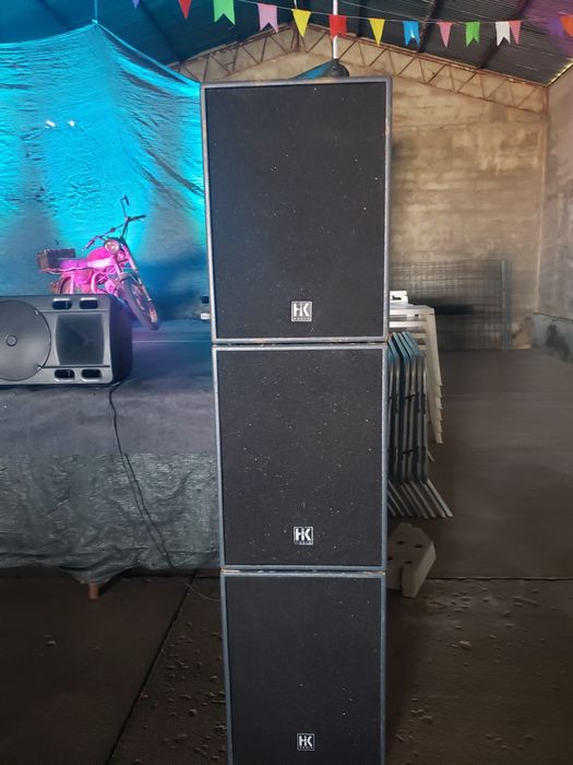 HK audio PROJECTOR colunas + cabos
