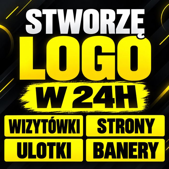 Projektowanie logo • logo firmy • logotyp • wizytówki • ulotki • banery reklamowe • grafika reklamowa • strona internetowa.Projekt i realizacja w 24h!