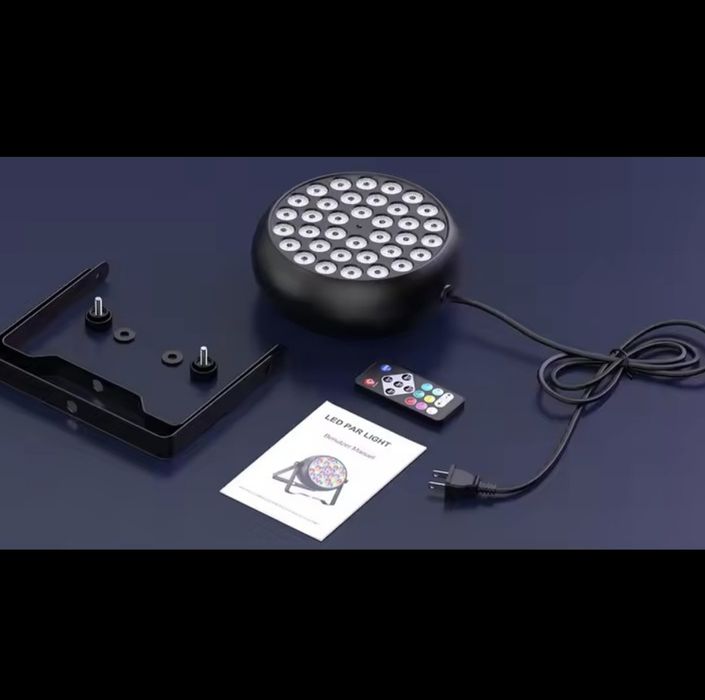 Projetores de  luz RGB DMX (8 unidades)