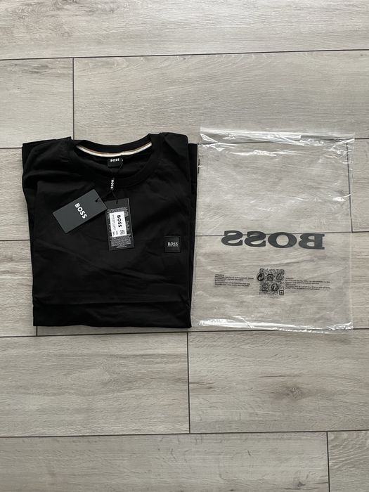 Promocja Nowa meska czarna koszulka Hugo Boss xxl/xxxl piekna okazja