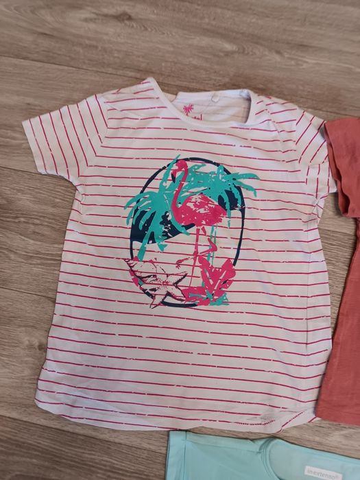 Bluzki bluzeczki dla dziewczynki rozmiar 122-128 zestaw