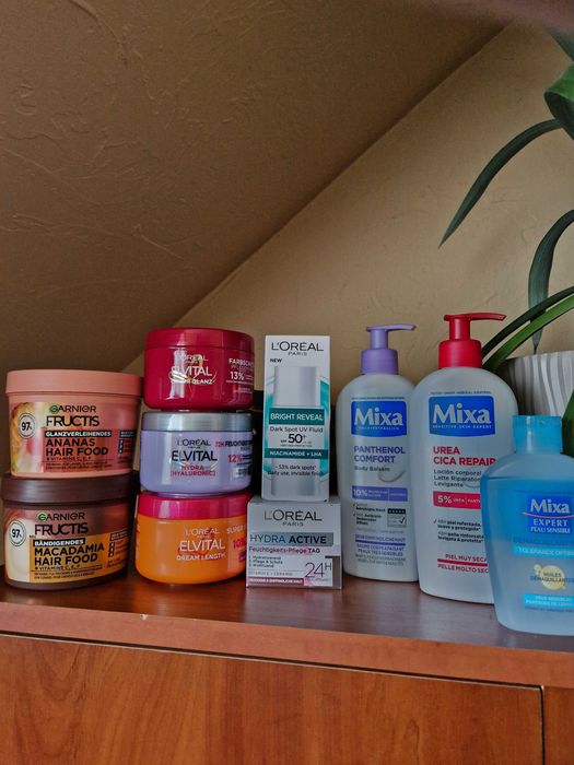 Zestaw kosmetyków z Niemiec skompletuj sama mixa loreal garnier