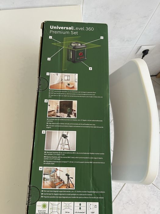 NOVO kit Laser BOSCH 360 por abrir