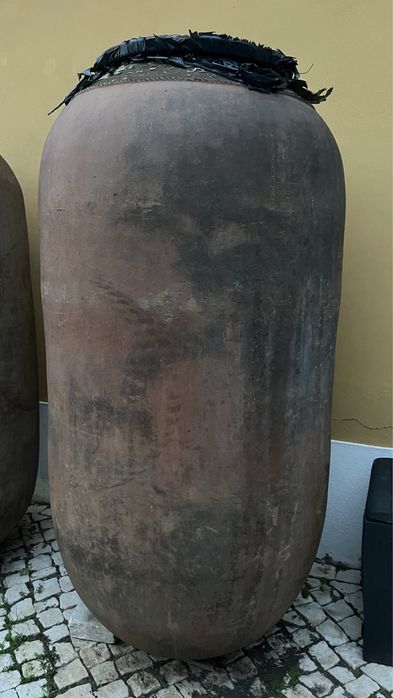 Talhas potes barro vinho azeite antigo