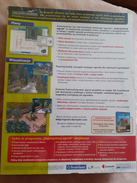 Zaprojektuj swój ogród program program na cd