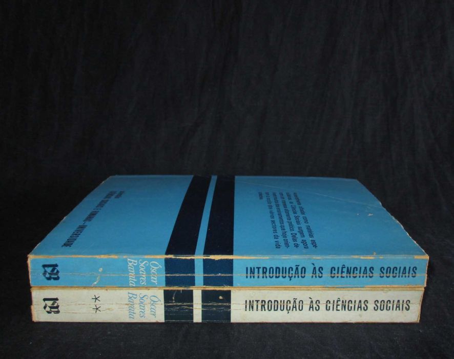 Livros Introdução às Ciências Sociais Óscar Barata 2 Volumes