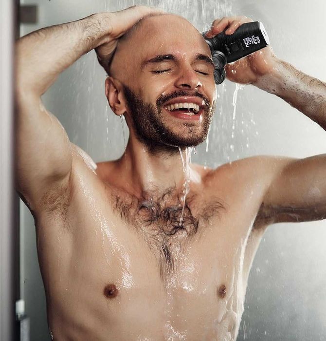 Golarka 7D KIBIY MS-682 IPX7 LED USB zestaw do łysiny głowy brody