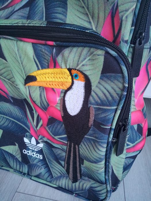 Adidas Orginals Tucan Flora Jungle plecak szkolny dżungla tukan