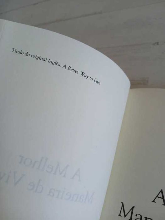 Livro Og Mandino - A Melhor Maneira de Viver A Better Way to Live Book