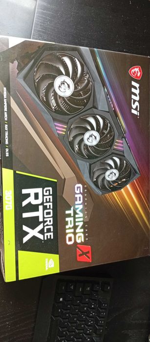 Placa gráfica gpu MSI gaming trio RTX3070