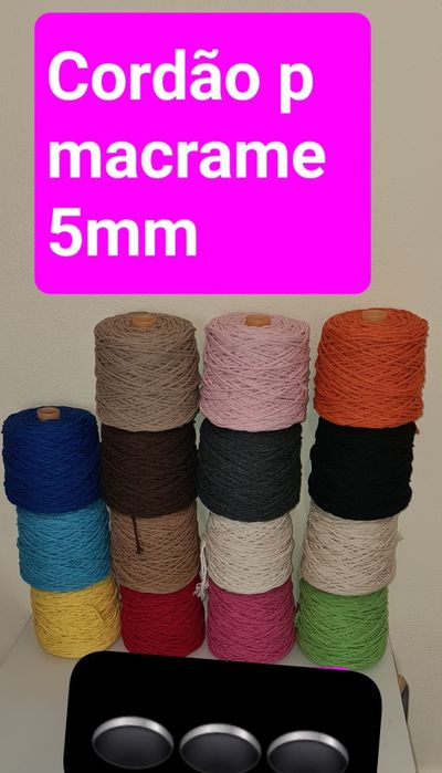 Macrame cordao e barbante