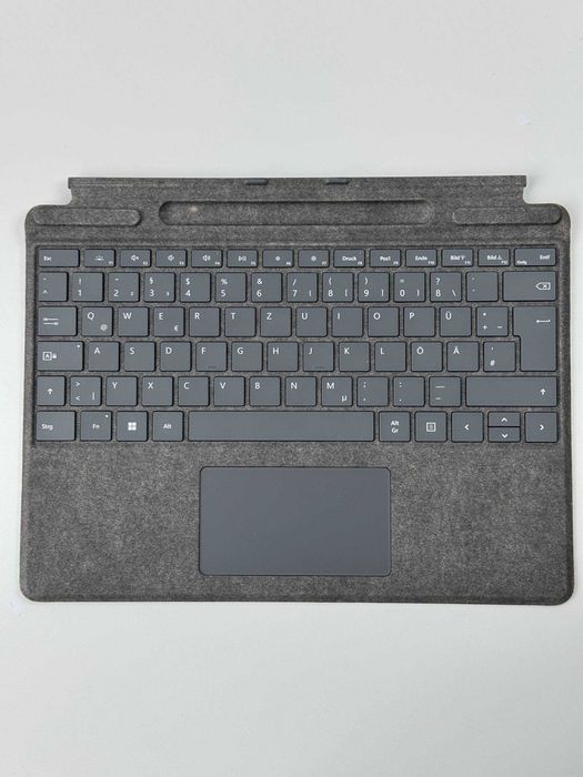Клавіатура для планшета Microsoft Surface Pro Signature Keyboard with Slim Pen 2 QWERTZ Platinum (з тачпадом, з підсвіткою, німецька розкладка)