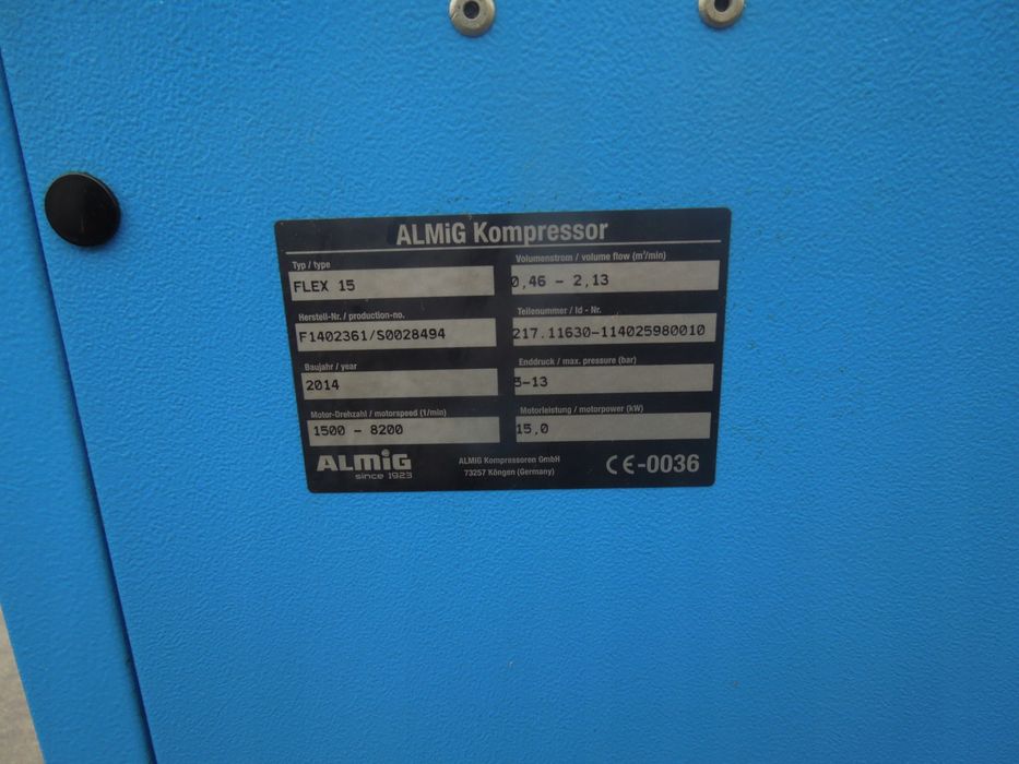 Sprężarka śrubowa ALMIG FLEX 15