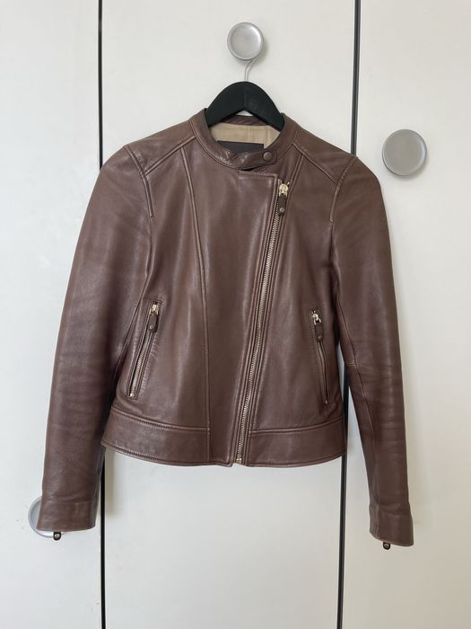 Жіноча шкіряна куртка Massimo Dutti