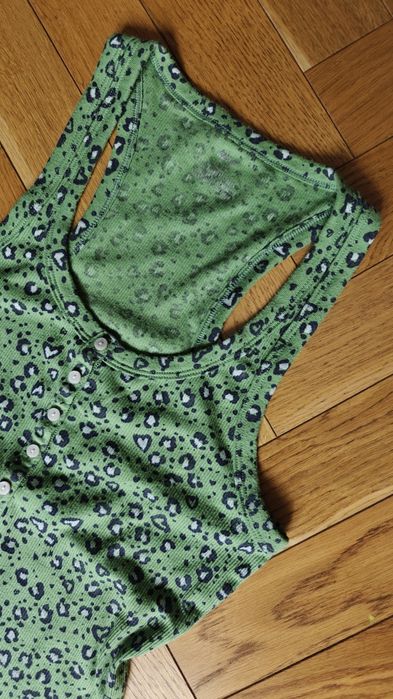 TK Maxx Top bluzka koszulka nowa t-shirt pomarańczowa drapowana S